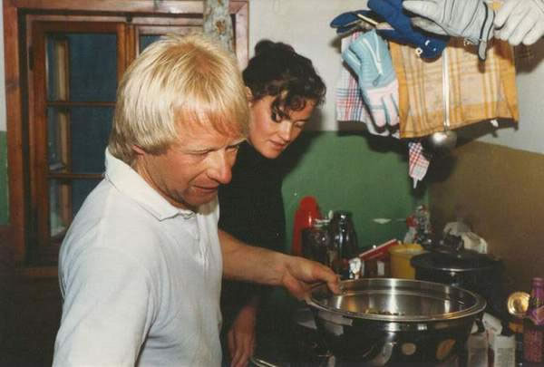Abendliches Kochen f�r Alle in Hintertux ... (1988)
