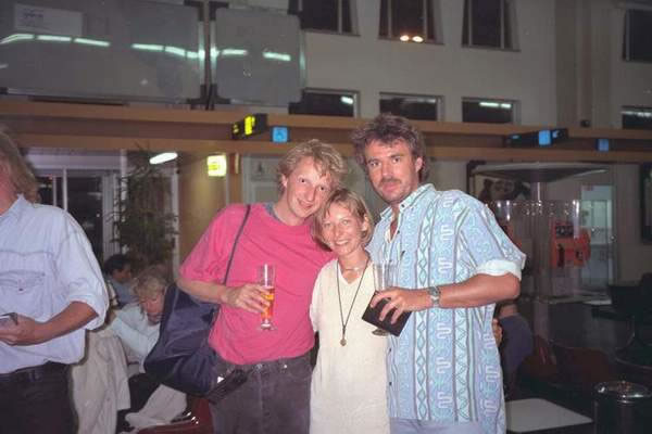 ... und beim Abschied in Olbia (1998)